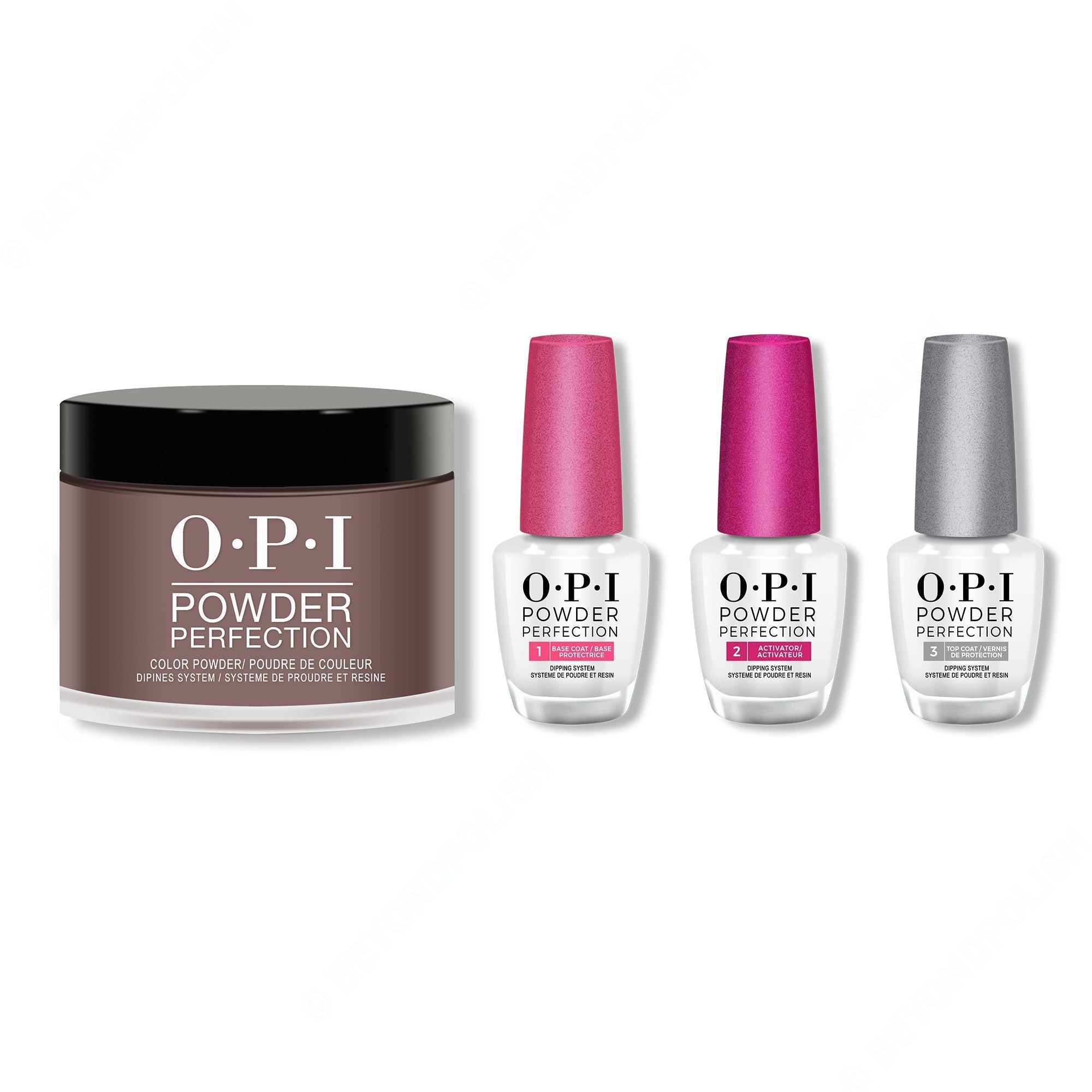 OPI - Dip Powder Combo - Liquid Set & Black Cherry Chutney - Professional Care