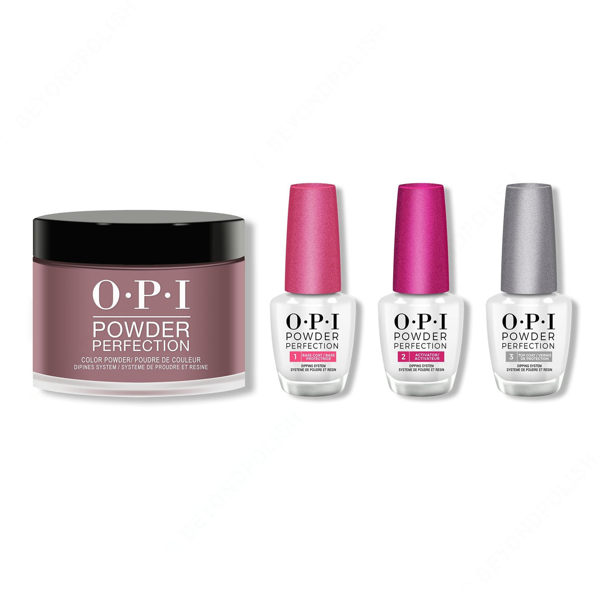 OPI - Dip Powder Combo - Liquid Set & Chick Flick Cherry - Professional Care