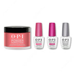 OPI - Dip Powder Combo - Liquid Set & Color So Hot It Berns - Professional Care