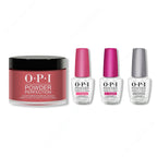 OPI - Dip Powder Combo - Liquid Set & Got The Blues For Red - Professional Care