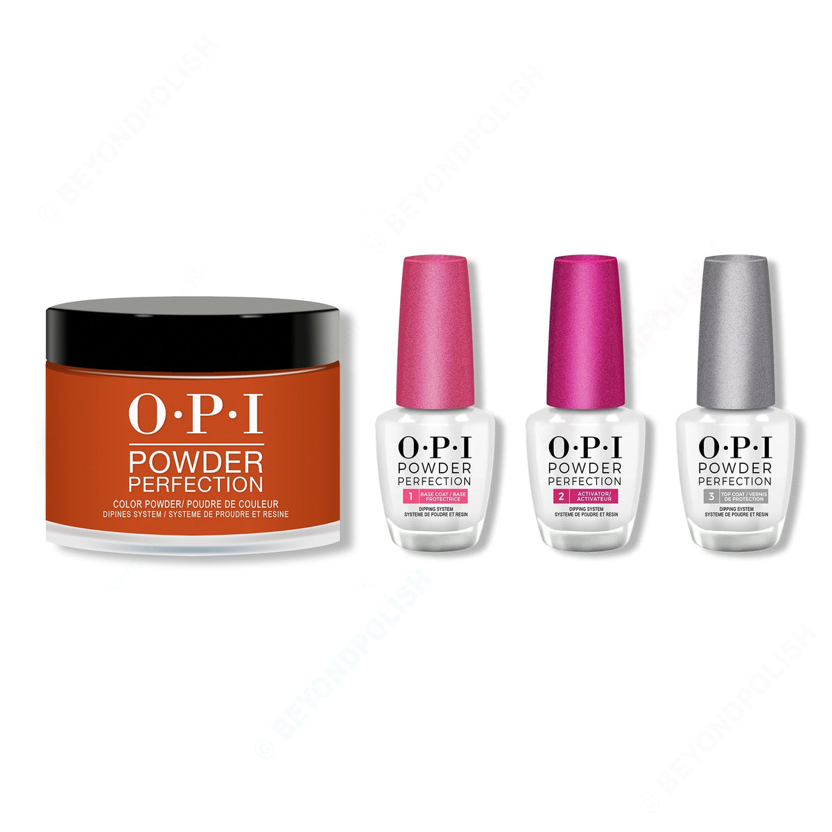 OPI - Dip Powder Combo - Liquid Set & My Italian is a Little Rusty - Professional Care