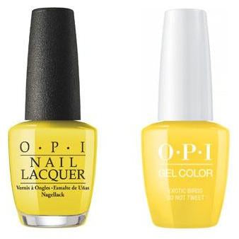 OPI - Gel & Lacquer Combo - Exotic Birds Do Not Tweet - Professional Care