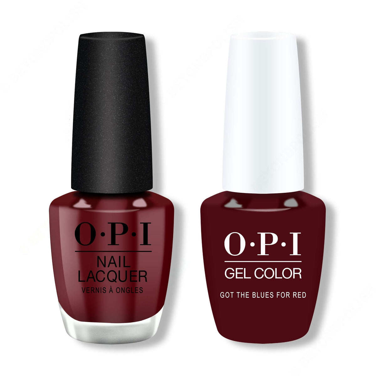 OPI - Gel & Lacquer Combo - Got The Blues For Red - Professional Care