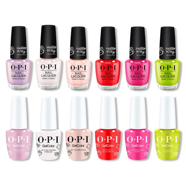 OPI - Gel & Lacquer Combo - Hello Kitty 50th Anniversary (12pc) - Professional Care