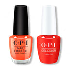 OPI - Gel & Lacquer Combo - Liquid Fire - Professional Care