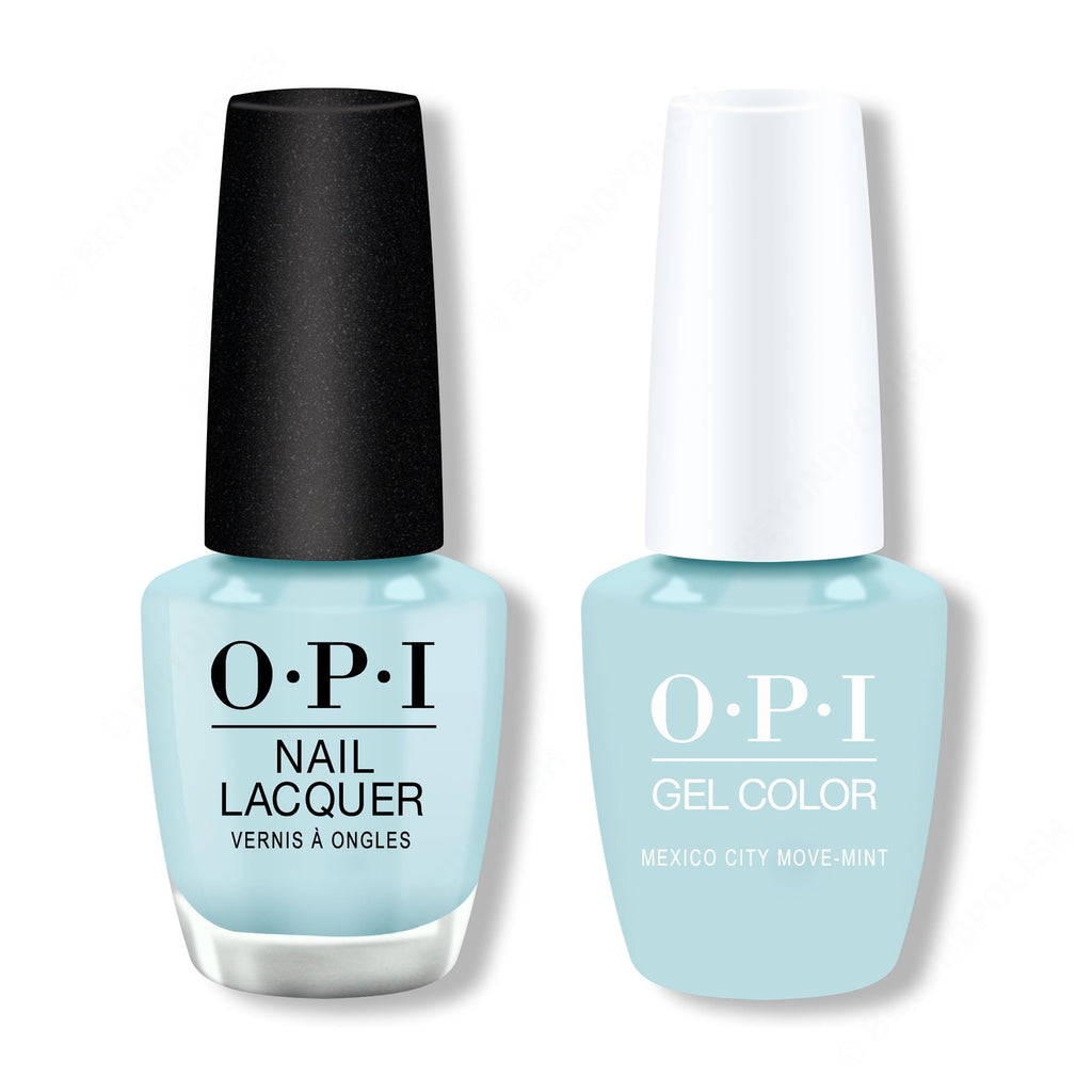 OPI - Gel & Lacquer Combo - Mexico City Move-mint - Professional Care