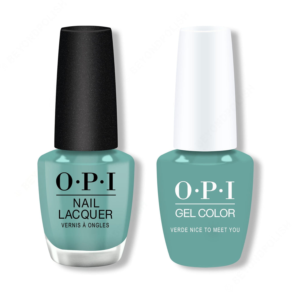 OPI - Gel & Lacquer Combo - Verde Nice To Meet You - Professional Care