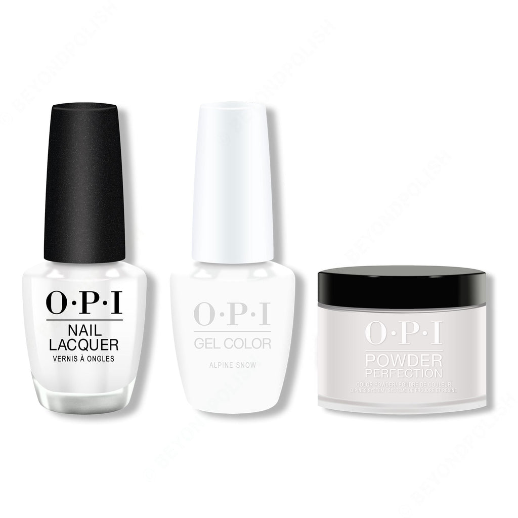 OPI - Gel, Lacquer & Dip Combo - Alpine Snow - Professional Care
