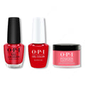 OPI - Gel, Lacquer & Dip Combo - Big Apple Red - Professional Care