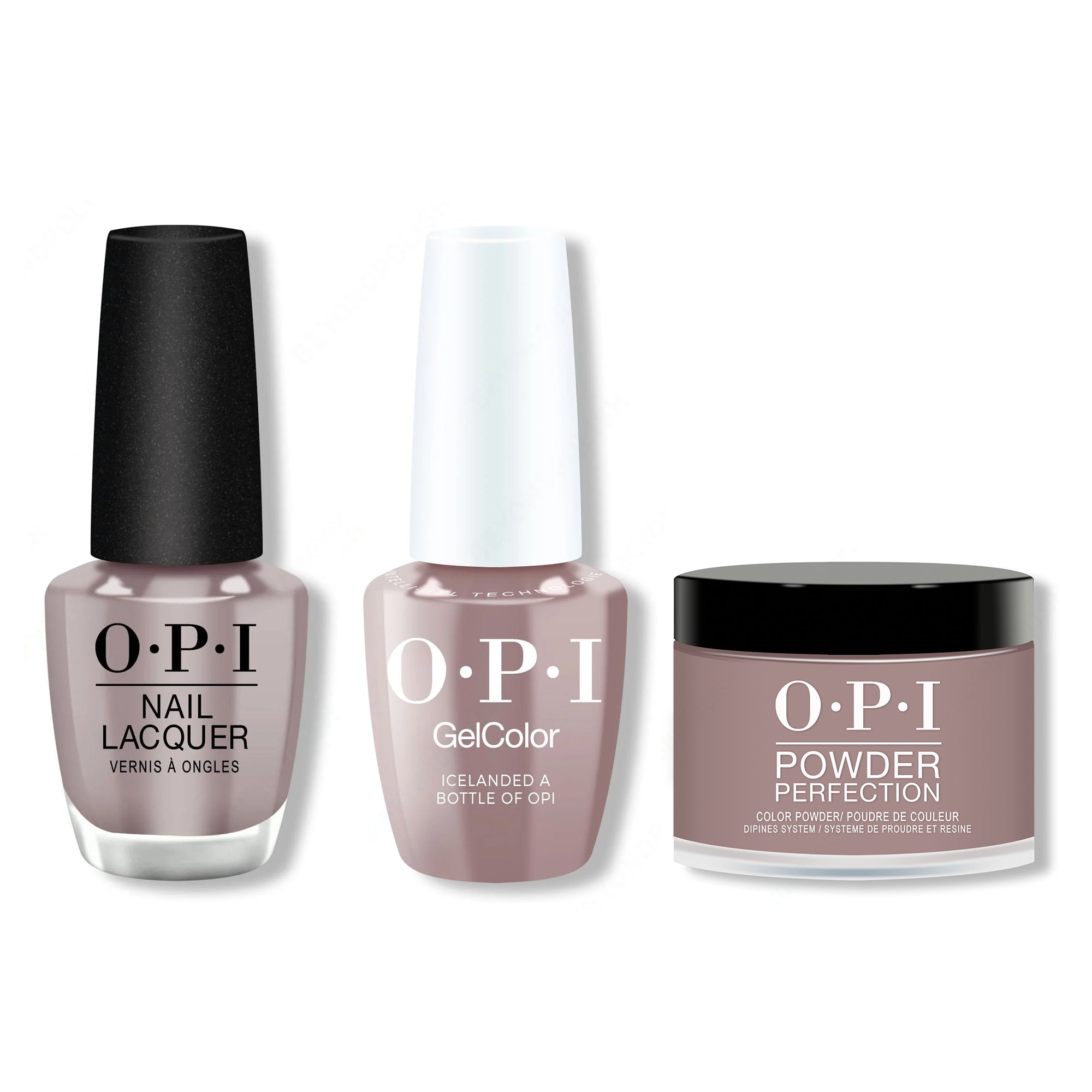 OPI - Gel, Lacquer & Dip Combo - Icelanded a Bottle of OPI - Professional Care