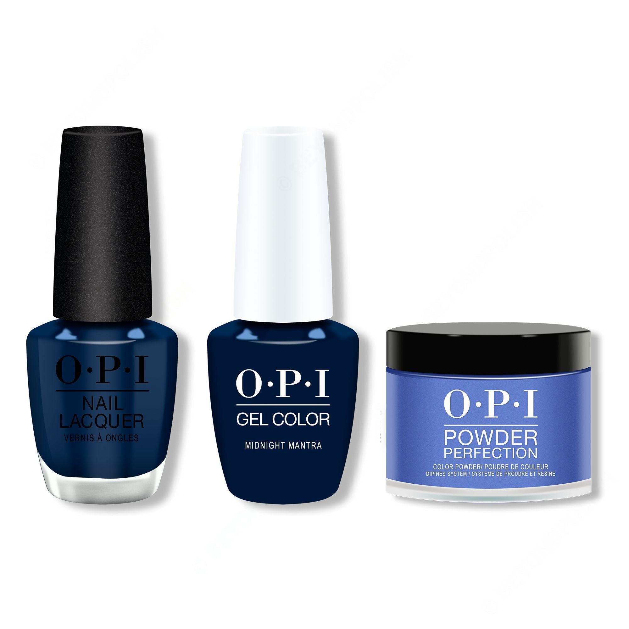 OPI - Gel, Lacquer & Dip Combo - Midnight Mantra - Professional Care