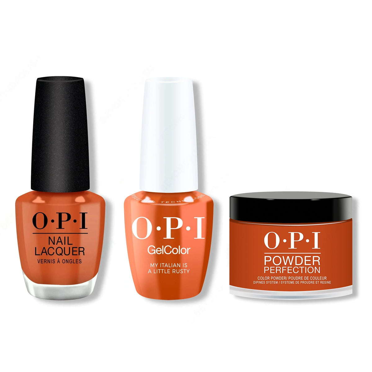 OPI - Gel, Lacquer & Dip Combo - My Italian is a Little Rusty - Professional Care