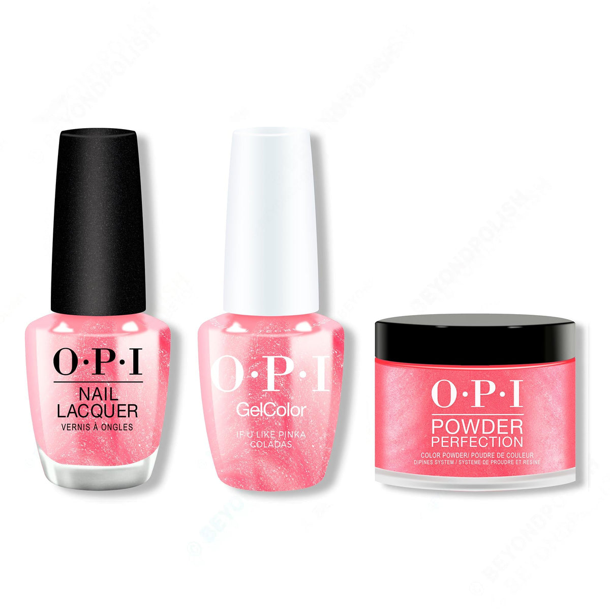 OPI - Gel, Lacquer & Dip Intelli-Gel Combo - If U like Pinka Coladas - Professional Care