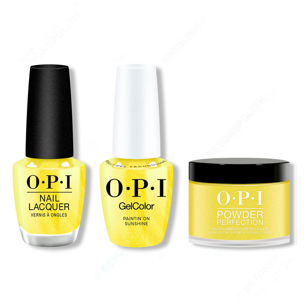 OPI - Gel, Lacquer & Dip Intelli-Gel Combo - Paintin' on Sunshine! - Professional Care