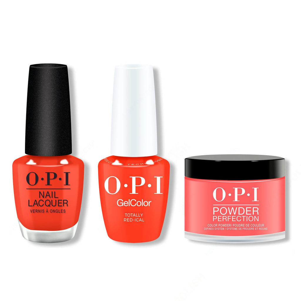 OPI - Gel, Lacquer & Dip Intelli-Gel Combo - Totally Red-ical - Professional Care