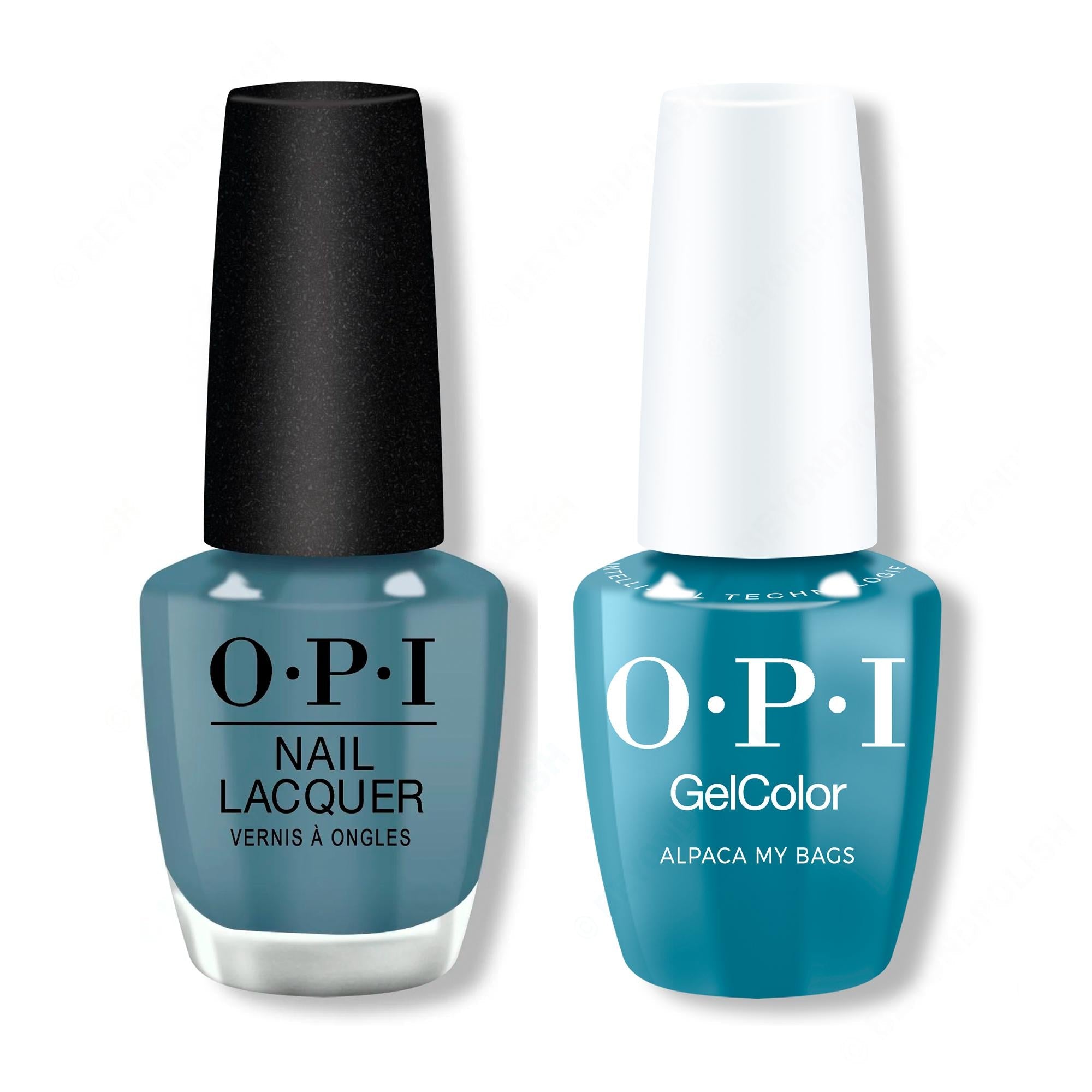 OPI - Gel & Lacquer Intelli-Gel Combo - Alpaca My Bags 0.5 Oz