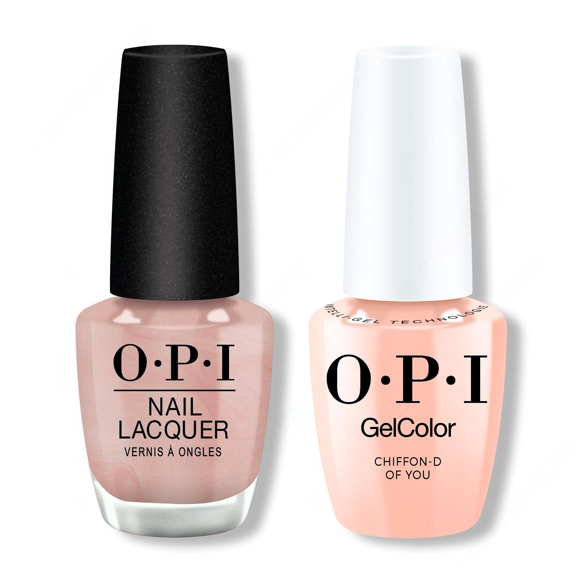 OPI - Gel & Lacquer Intelli-Gel Combo - Chiffon-D Of You 0.5 Oz