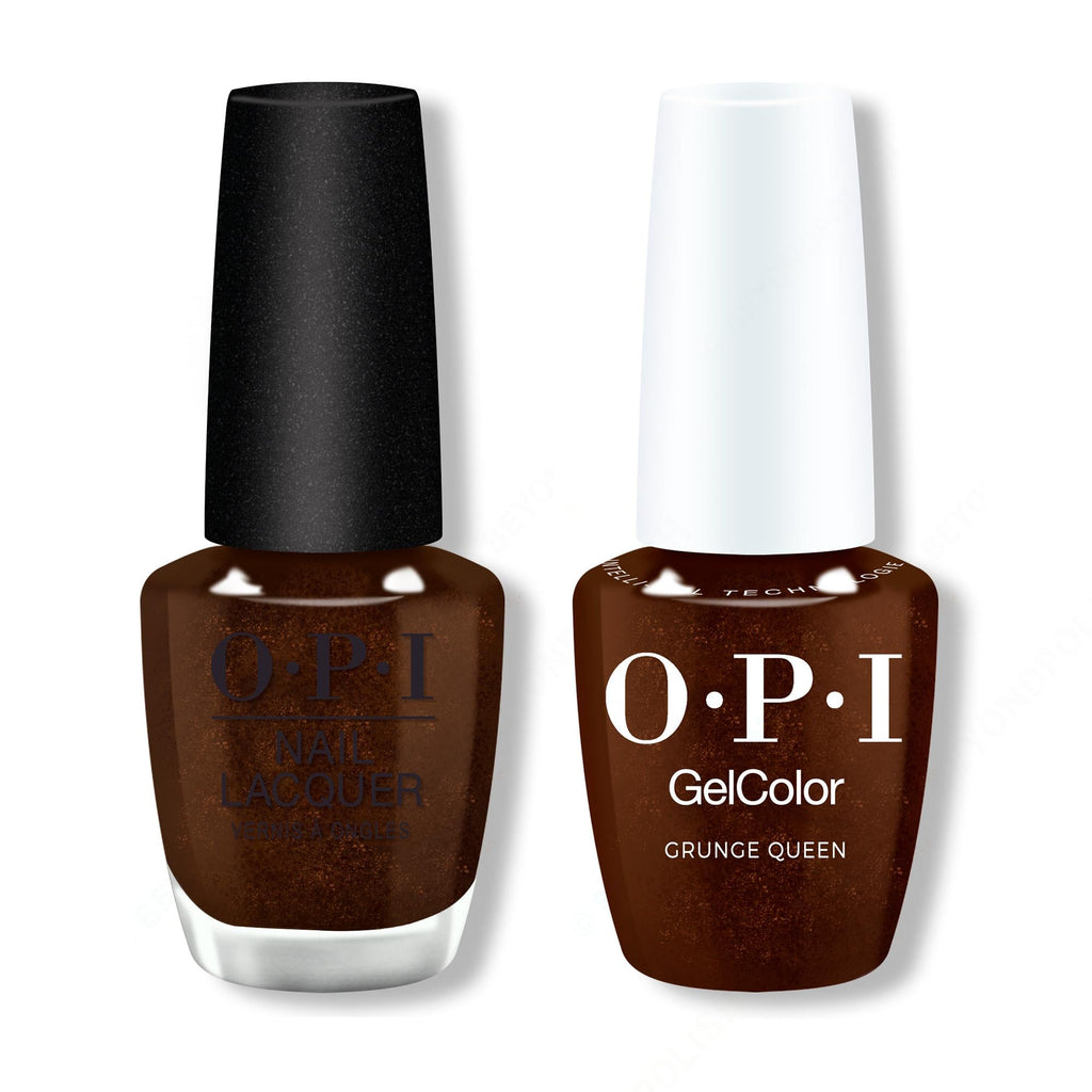OPI - Gel & Lacquer Intelli-Gel Combo - Grunge Queen - Professional Care