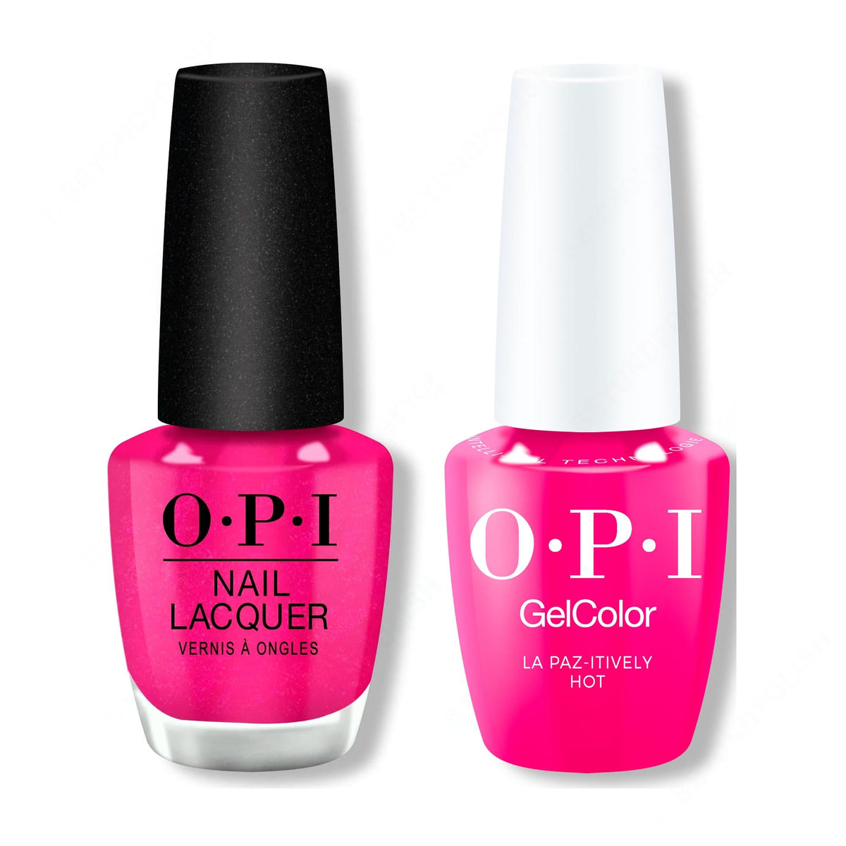 OPI - Gel & Lacquer Intelli-Gel Combo - La Paz-itively Hot 0.5 Oz