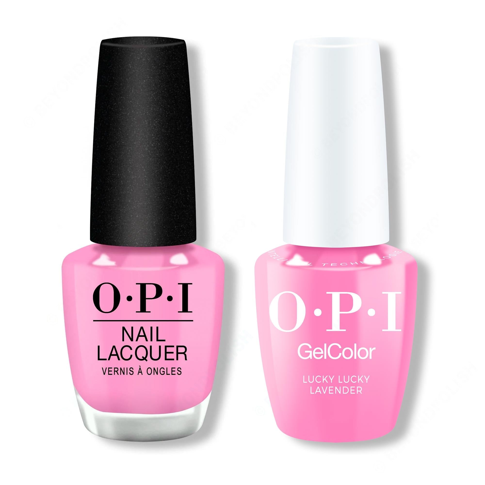 OPI - Gel & Lacquer Intelli-Gel Combo - Lucky Lucky Lavender 0.5 Oz