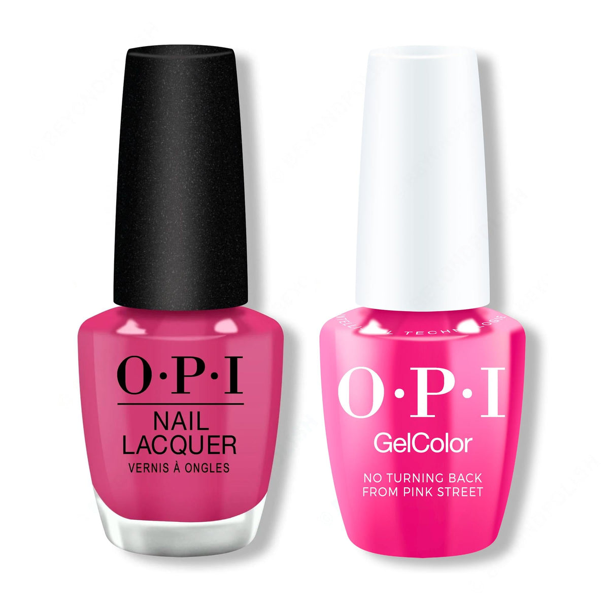 OPI - Gel & Lacquer Intelli-Gel Combo - No Turning Back From Pink Street 0.5 Oz - Professional Care