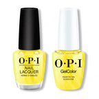 OPI - Gel & Lacquer Intelli-Gel Combo - Paintin' on Sunshine! - Professional Care