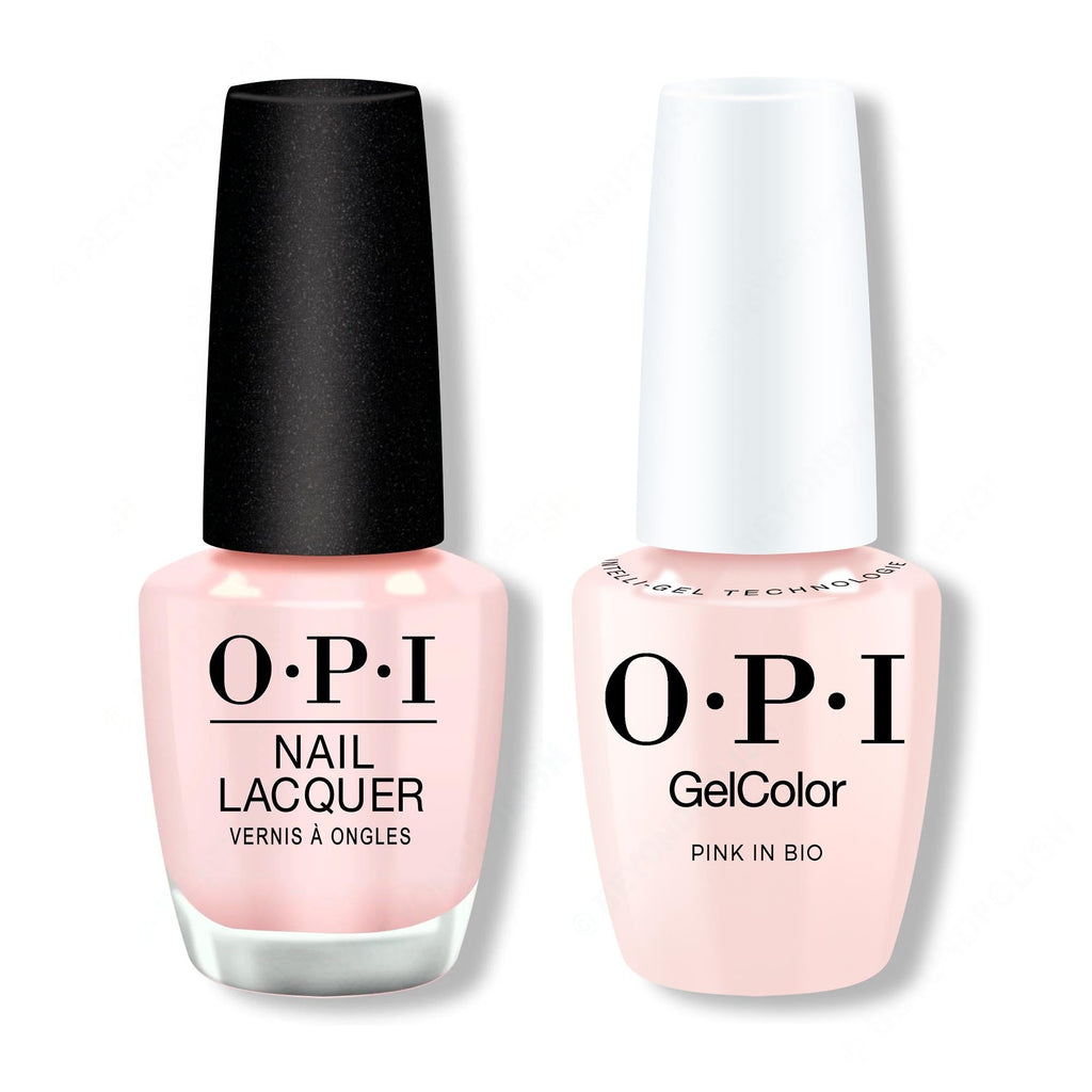 OPI - Gel & Lacquer Intelli-Gel Combo - Pink In Bio 0.5 Oz - Professional Care