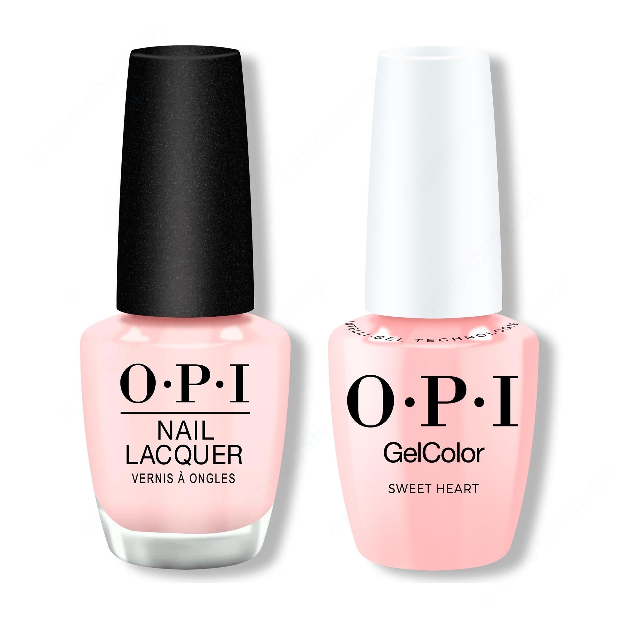 OPI - Gel & Lacquer Intelli-Gel Combo - Sweet Heart 0.5 Oz - Professional Care