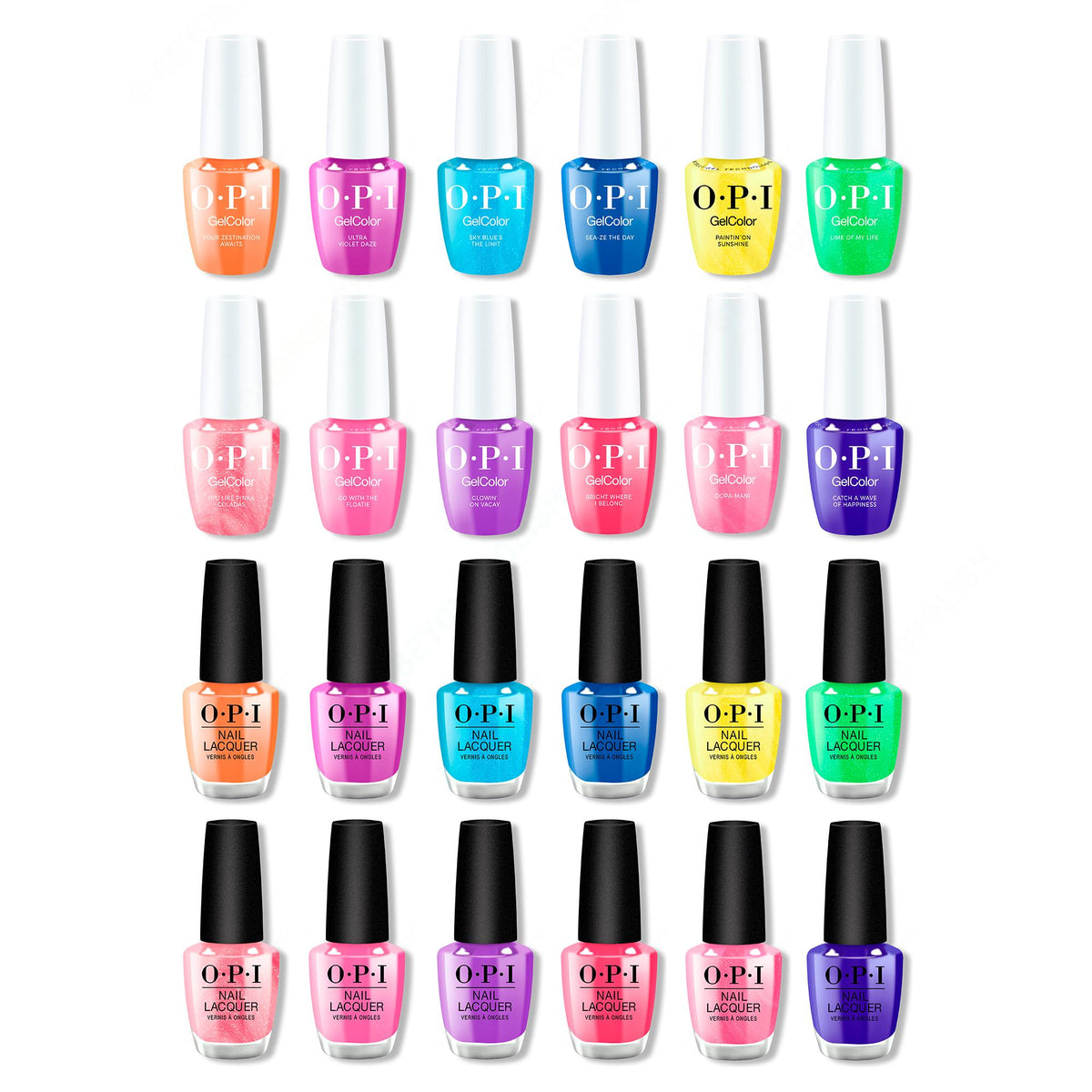 OPI - Gel & Lacquer Intelli-Gel Combo - Trip to the Brite Side Summer 2026 Collection