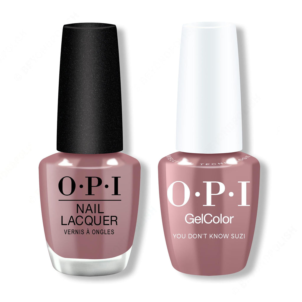 OPI - Gel & Lacquer Intelli-Gel Combo - You Don't Know Suzi - OPIcons Spring 2026 - Professional Care