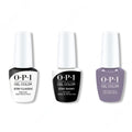 OPI GelColor Combo - Stay Classic Base, Shiny Top & Addio Bad Nails, Ciao Great Nails - Professional Care