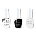 OPI GelColor Combo - Stay Classic Base, Shiny Top & As Real As It Gets - Professional Care