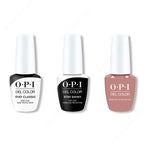 OPI GelColor Combo - Stay Classic Base, Shiny Top & Barefoot in Barcelona - Professional Care