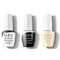OPI GelColor Combo - Stay Classic Base, Shiny Top & Blinded By The Ring Light - Professional Care