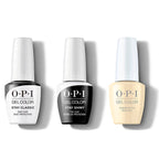 OPI GelColor Combo - Stay Classic Base, Shiny Top & Blinded By The Ring Light - Professional Care