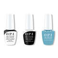 OPI GelColor Combo - Stay Classic Base, Shiny Top & Cant Find My Czechbook - Professional Care