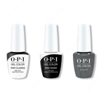 OPI GelColor Combo - Stay Classic Base, Shiny Top & Clean Slate - Professional Care