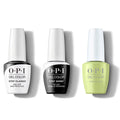 OPI GelColor Combo - Stay Classic Base, Shiny Top & Clear Your Cash - Professional Care