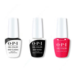 OPI GelColor Combo - Stay Classic Base, Shiny Top & Cyber Cherry on Top - Professional Care