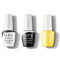 OPI GelColor Combo - Stay Classic Base, Shiny Top & Exotic Birds Do Not Tweet - Professional Care