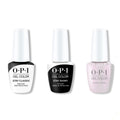 OPI GelColor Combo - Stay Classic Base, Shiny Top & Glazed N' Amused - Professional Care