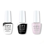 OPI GelColor Combo - Stay Classic Base, Shiny Top & Glazed N' Amused - Professional Care