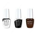 OPI GelColor Combo - Stay Classic Base, Shiny Top & Hot Toddy Naughty - Professional Care