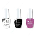 OPI GelColor Combo - Stay Classic Base, Shiny Top & I Can Buy Myself Violets - Professional Care