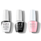 OPI GelColor Combo - Stay Classic Base, Shiny Top & I Meta My Soulmate - Professional Care