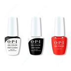 OPI GelColor Combo - Stay Classic Base, Shiny Top & Liquid Fire