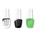 OPI GelColor Combo - Stay Classic Base, Shiny Top & Make Rainbows - Professional Care