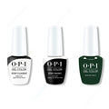 OPI GelColor Combo - Stay Classic Base, Shiny Top & Midnight Snacc - Professional Care