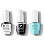 OPI GelColor Combo - Stay Classic Base, Shiny Top & NFTease Me - Professional Care