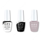 OPI GelColor Combo - Stay Classic Base, Shiny Top & Peace Of Mined - Professional Care